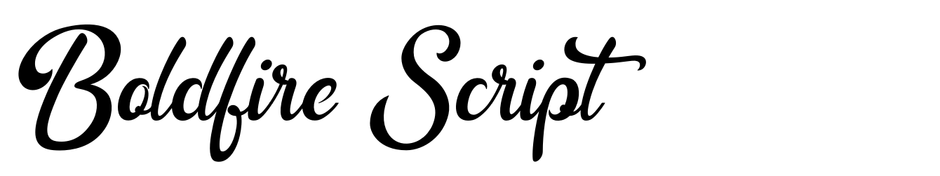 Boldfire Script